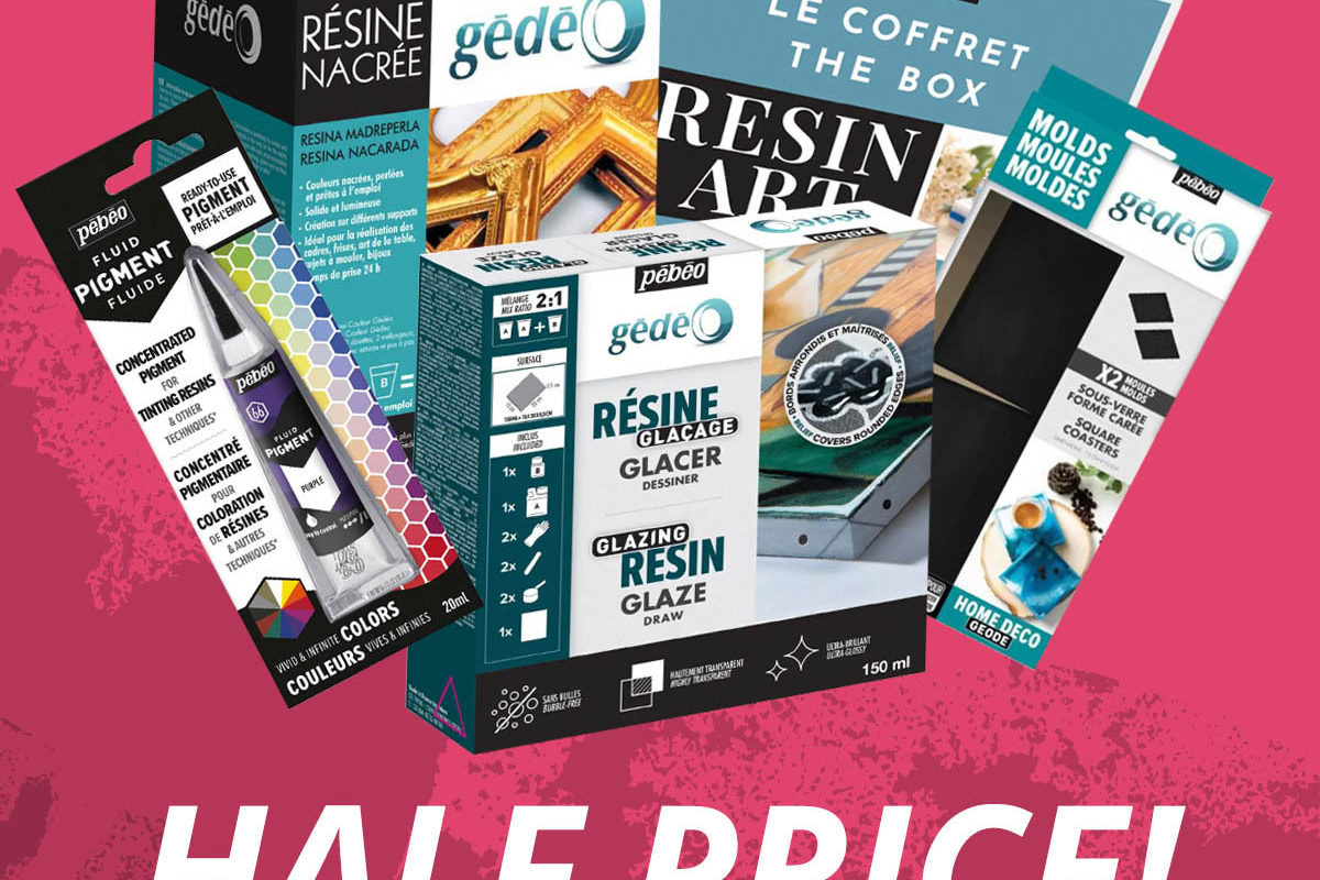 The Art Shop Skipton: Half Price on Selected Pebeo Resin Products