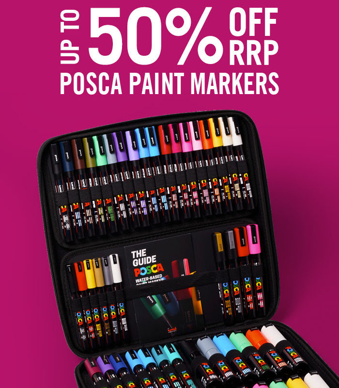 Cass Art: Up to 50% off RRP on Posca Paint Markers