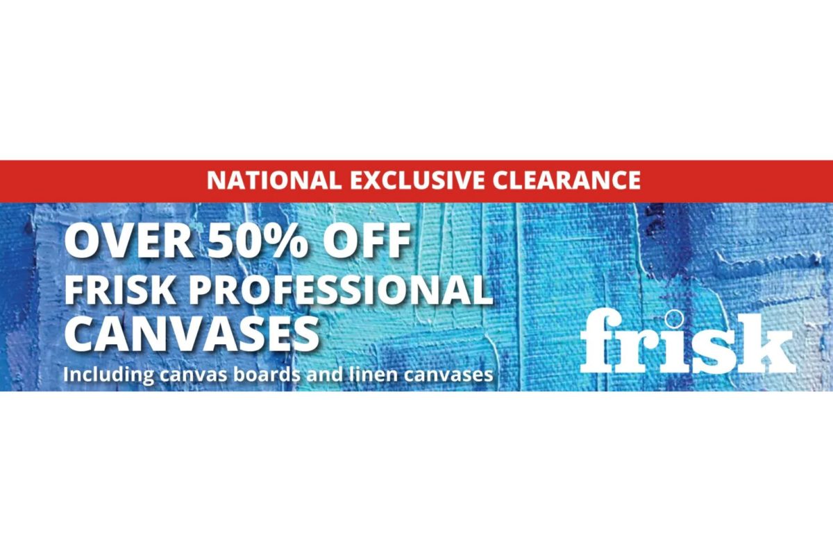 Art Discount: Over 50% off Frisk Professional Canvases