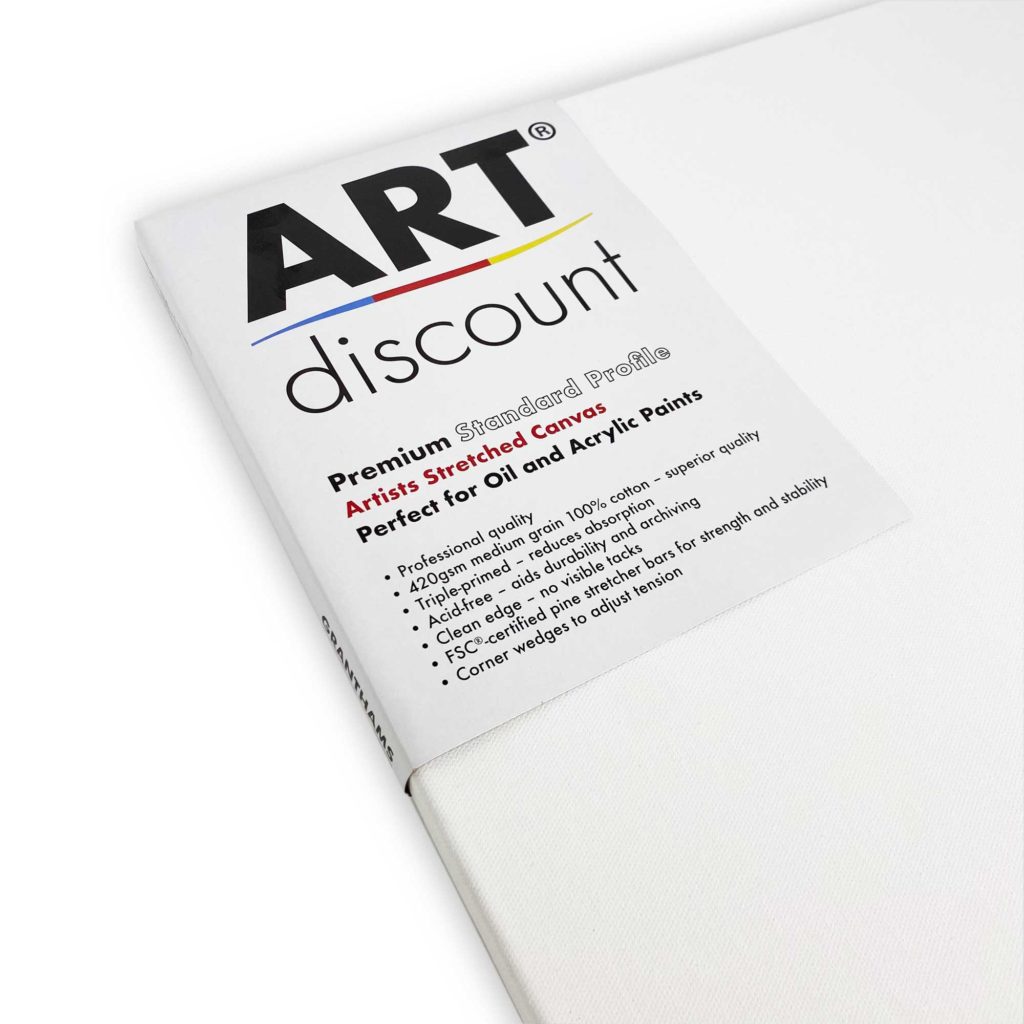 ArtDiscount own brand of canvases
