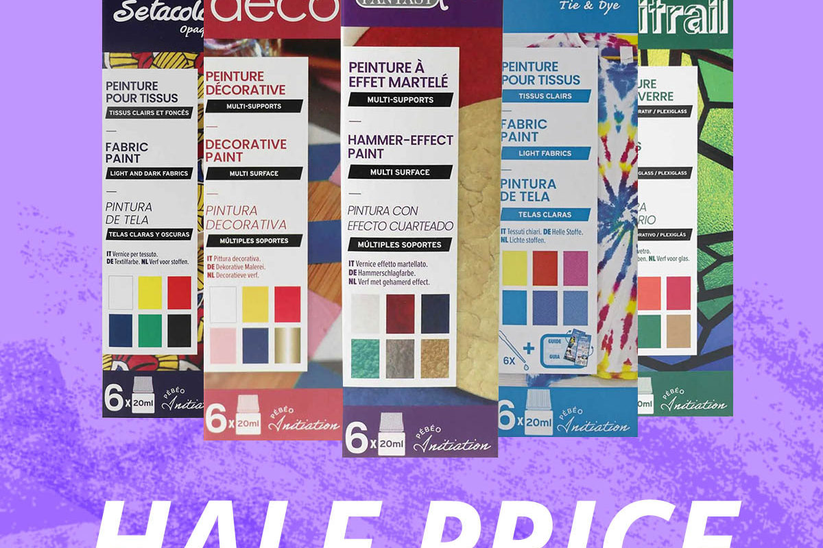 The Art Shop Skipton: Half Price - All Pebeo Initiation Sets