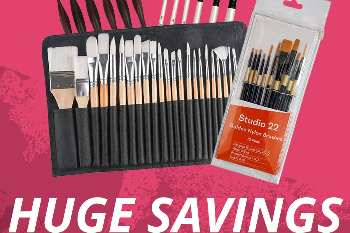 Art shop Skipton: Huge Savings On Brush Sets