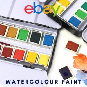 eBay watercolour paint selection
