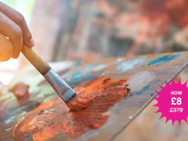 Wowcher: £8 instead of £379 for an online acrylic painting course from Lead Academy - save 98%