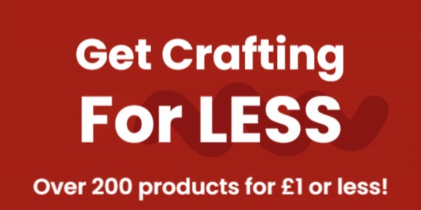 Hobbycraft: Over 200 products for £1 or less