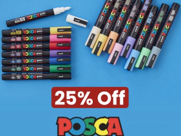 Hobbycraft: 25% off Posca Markers