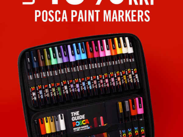 Cass Art: Up to 40% off RRP on Posca Paint Markers