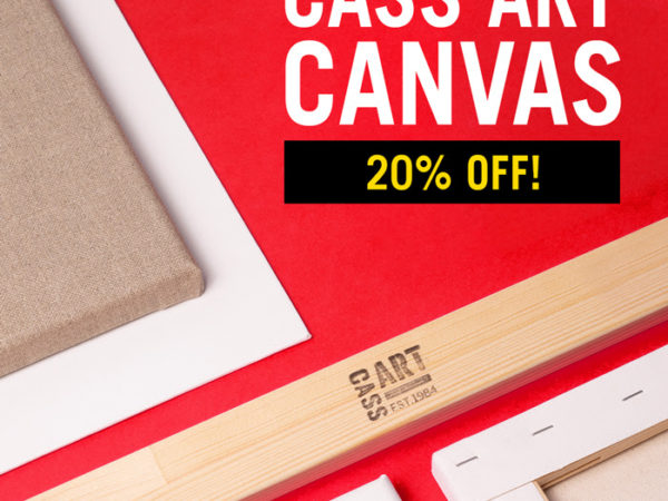 Cass Art: 20% OFF CASS ART CANVAS