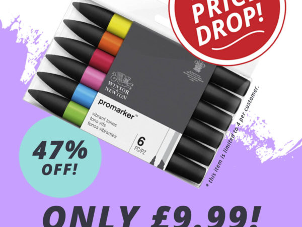 The Art Shop Skipton: 47% off Promarker Vibrant Tones only £9.99 | RRP £19.05