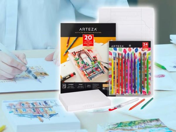 Arteza Premium Watercolour Complete Artist Set