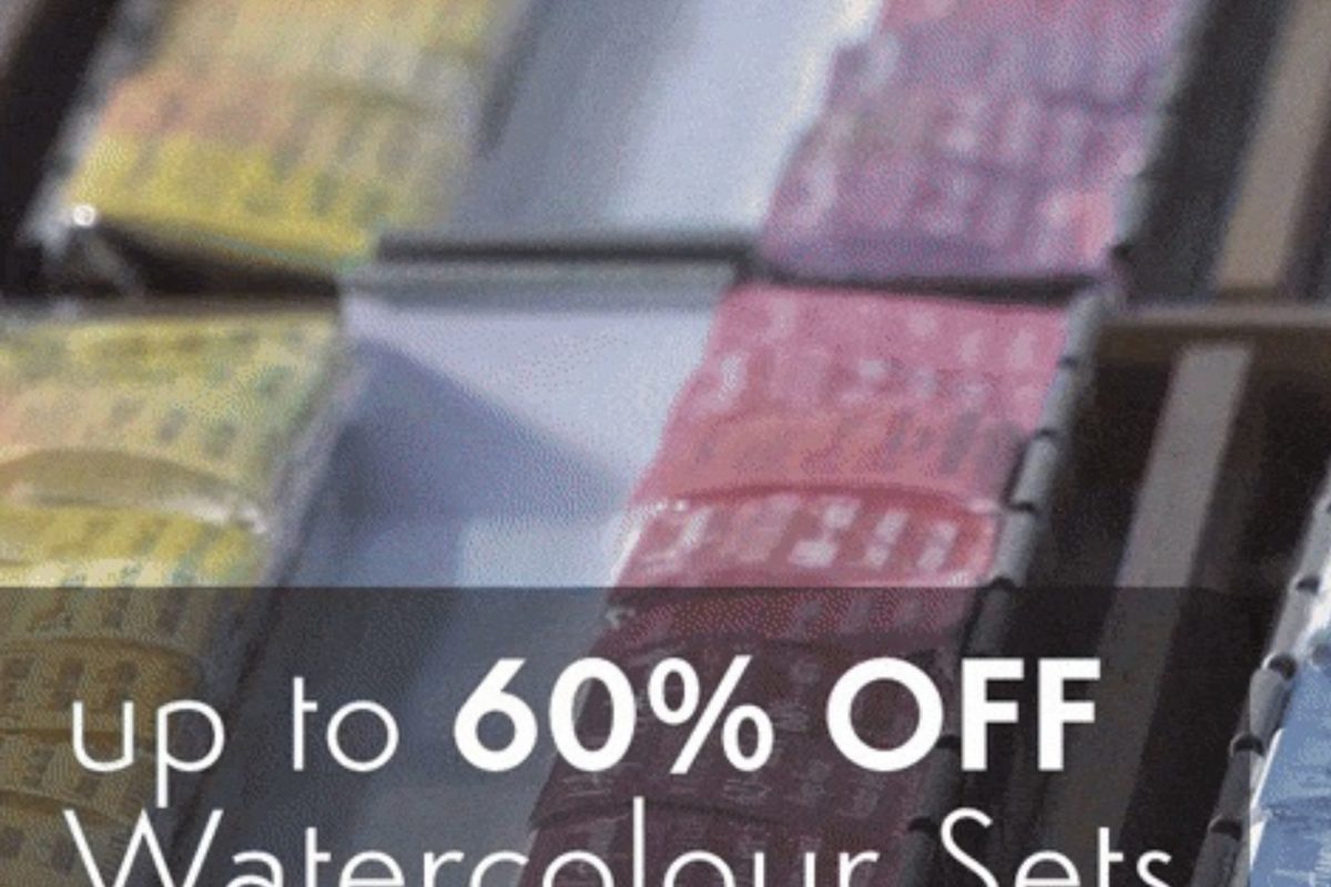 SAA: Up to 60% OFF Watercolour Sets – massive savings!