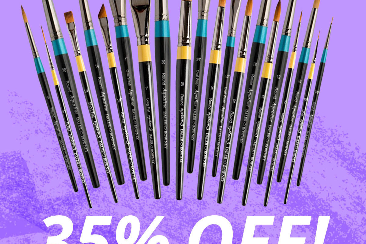 The Art Shop Skipton: 35% Off all Aquafine and System 3 Brushes