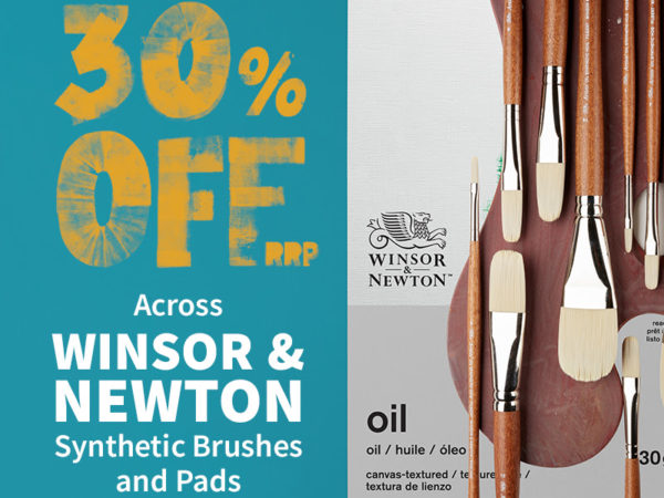 Bromleys Art Supplies: 30% OFF W&N Pad & Brush Sale