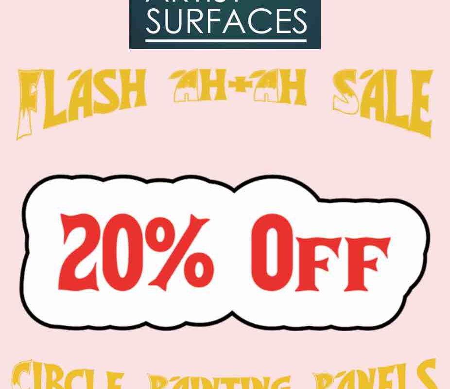 Artist Surfaces: 20% off Circle Painting Panels