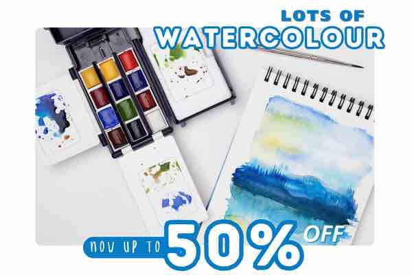 Great Art: Up to 50% watercolour in Great Art's Spring Sale