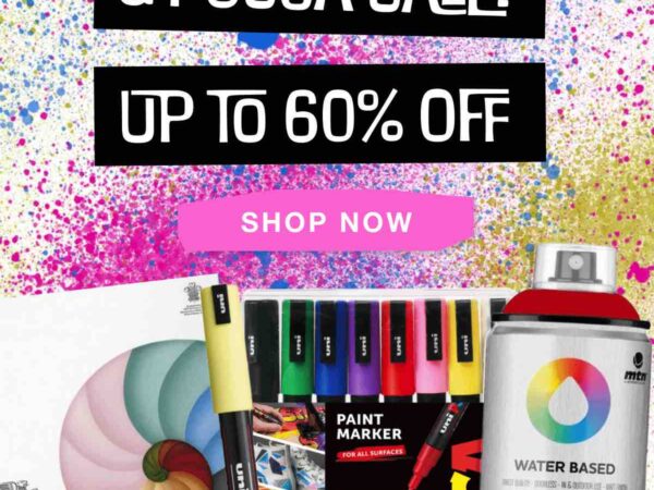 Cowling & Wilcox: Up to 60% off Spray Paint and Posca Sale