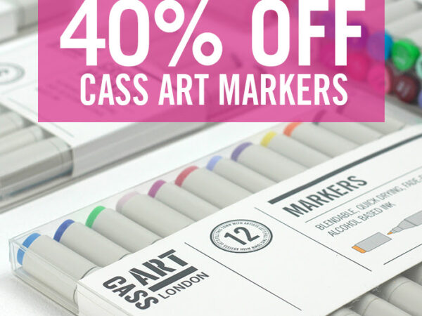 Cass Art: 40% off Cass Art Markers & Fineliners