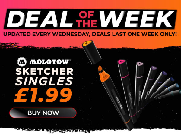 Graffcity: Molotow Sketcher Singles only £1.99 (RRP: £3.99)