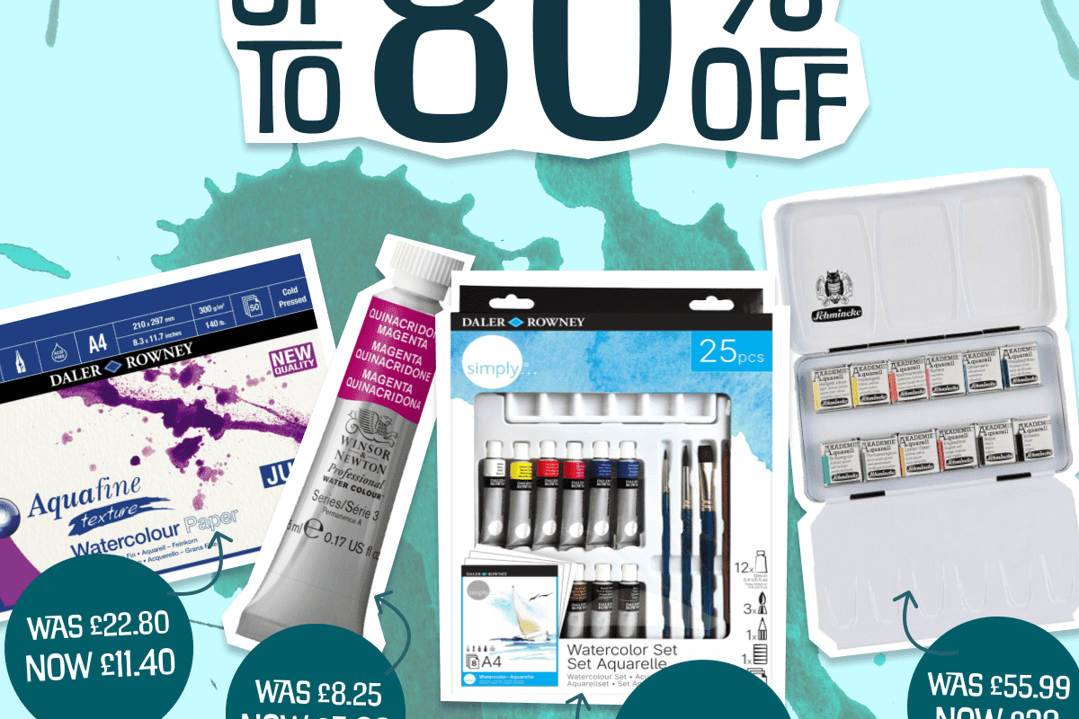 Cowling & Wilcox: Watercolour madness - up to 80% off!