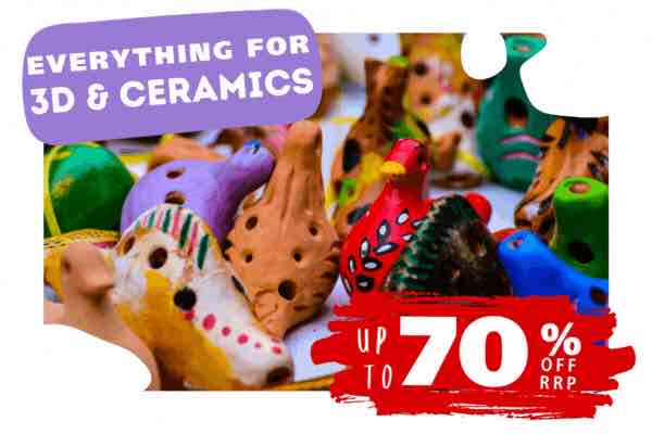 Great Art: Everything for ceramics — up to 70% off!