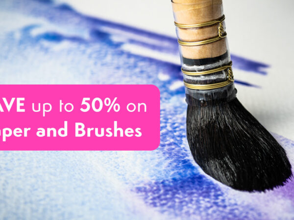 SAA: Save up to 50% on Paper and Brushes