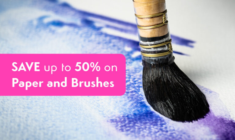 SAA: Save up to 50% on Paper and Brushes
