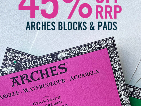 Cass Art: 45% off RRP on Arches Blocks & Pads (ends may 12th)