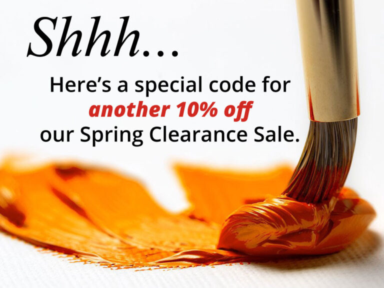 Art Discount: Secret Spring Clearance Deals, Extra 10% off with code
