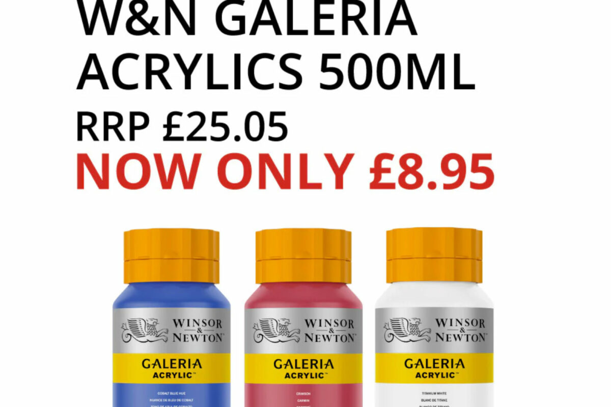 Art Discount: 500ml Galeria Acrylics RRP. £25.05 now £8.95 each!