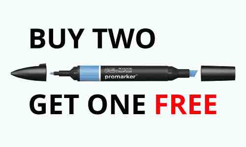 Art Discount: Buy 2 Get 1 Free on Winsor & Newton Promarker Markers!