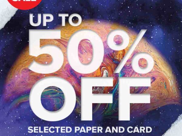 Crafter's Companion: 50% off Card & Paper this month!
