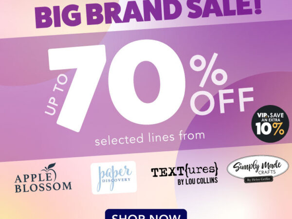 Craft Stash: Save Up To 70% in their Big Brand Sale