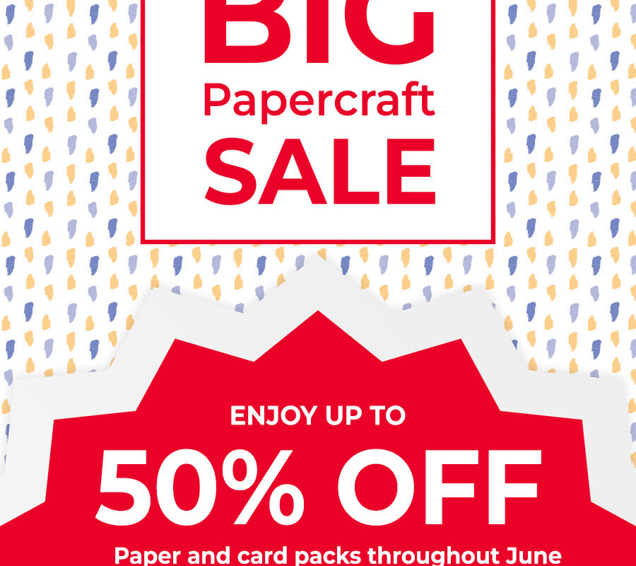 Save up to 50% off Card & Paper this June