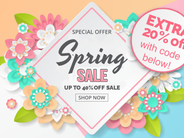 Craftasmic: An Extra 20% off in their Spring Craft Sale!