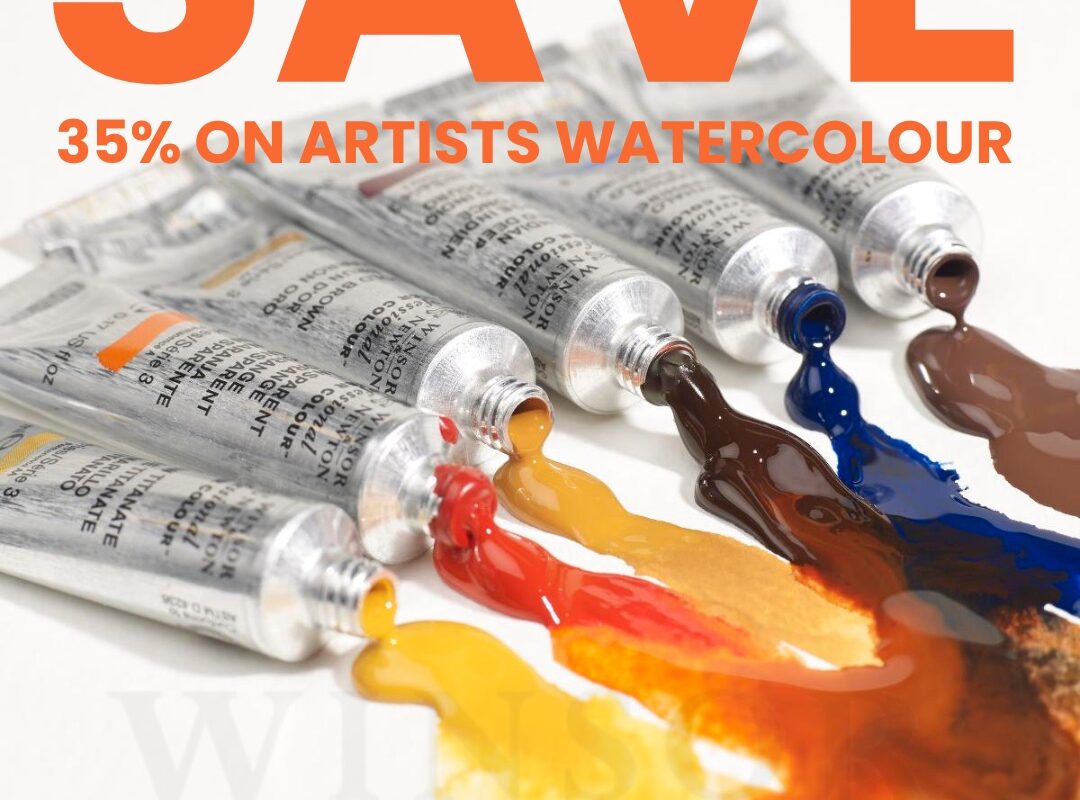 The Art Shops: Save 35% on Winsor & Newton Watercolours