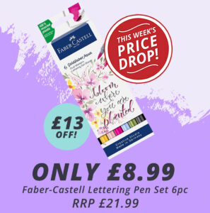 The Art Shop Skipton: £13 off Faber-Castell Lettering Pen Set