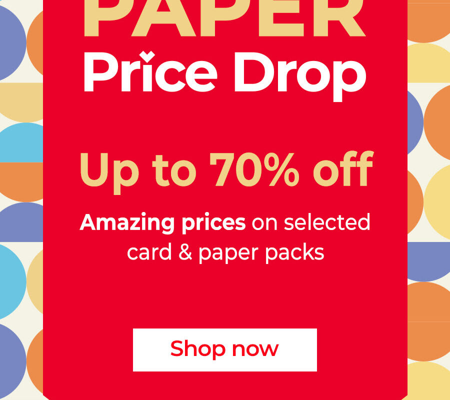 Crafter's Companion: Paper Price Drop