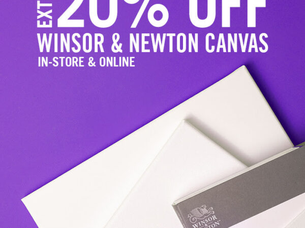 EXTRA 20% off Winsor & Newton Canvas