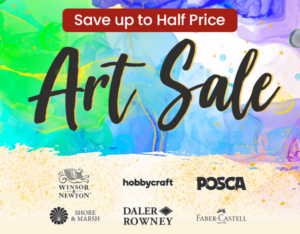 Hobbycraft: Save up to half price on art supplies