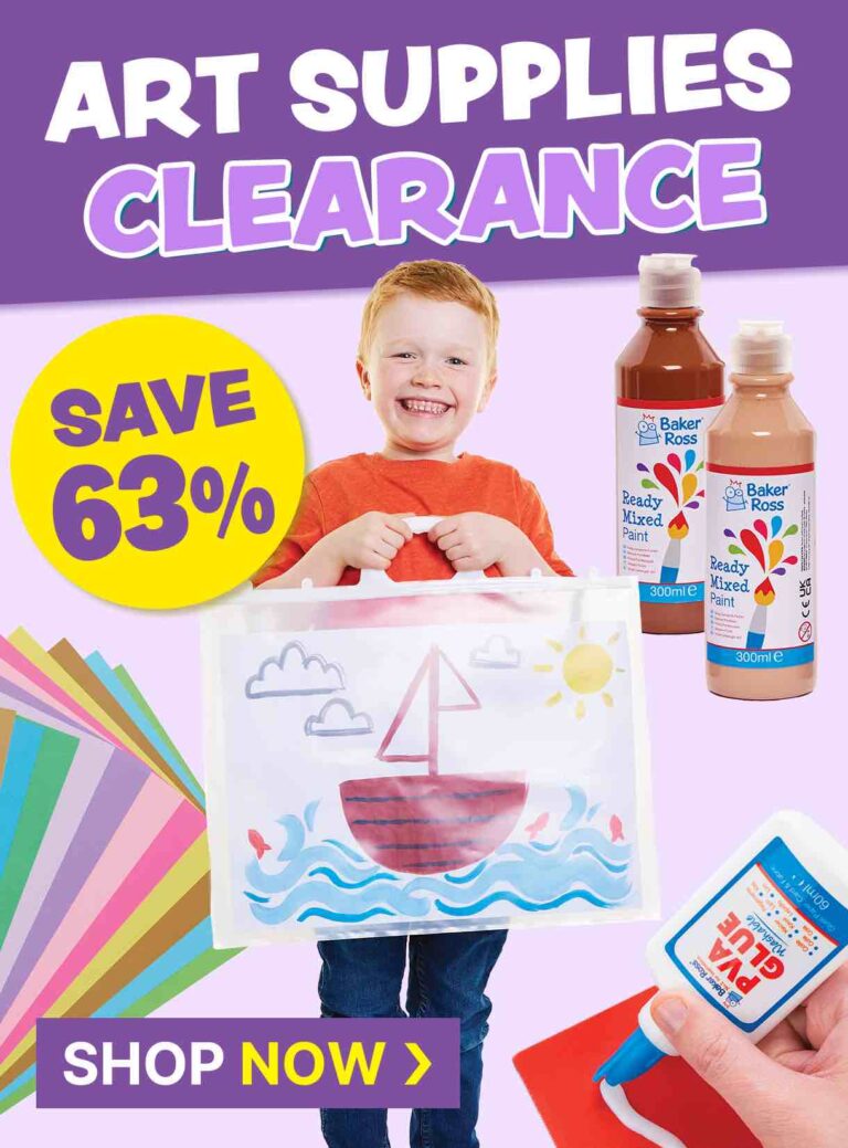 Baker Ross: Kids Art Supplies Clearance