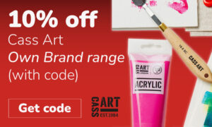 Cass Art: 10% off Cass Art Own Brand range (with code)