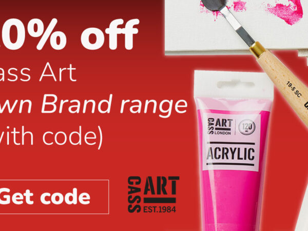 Cass Art: 10% off Cass Art Own Brand range (with code)