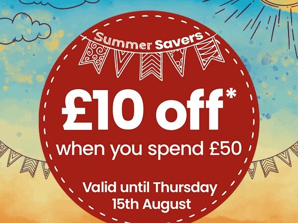 Save £10 off £50