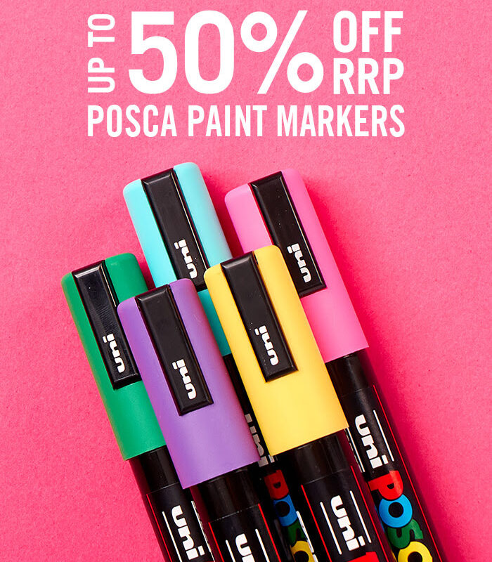 Cass Art: Up to 50% off Posca Paint Markers