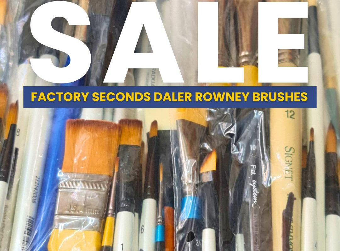 The Art Shops.co.uk: Unbeatable SAVINGS: 20 Daler-Rowney Factory Seconds brushes for £20!