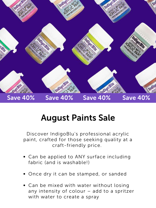 Hobby Maker: August Acrylic Paint Sale