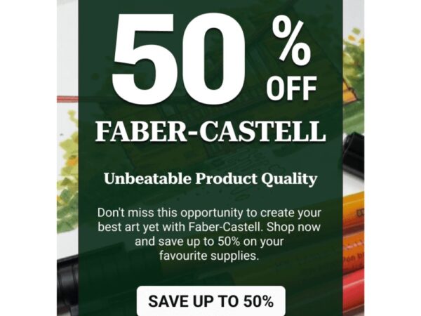 Cowling & Wilcox: Faber-Castell Sale - Up to 50% Off!