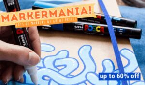 Great Art: Fwd: MARKERMANIA — up to 60% off a selection of markers!