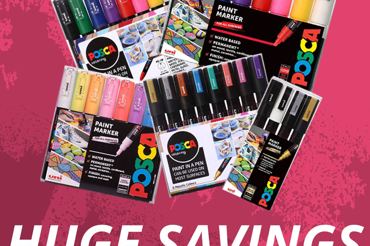 Art Shop Skipton: Huge Savings - Posca Paint Pen Sets