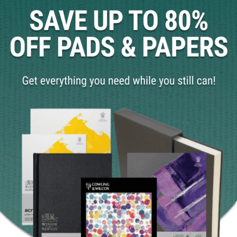 Cowling & Wilcox: Up to 80% off Paper & Pads!